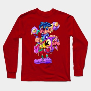 Cartoon Funny Art Long Sleeve T-Shirt